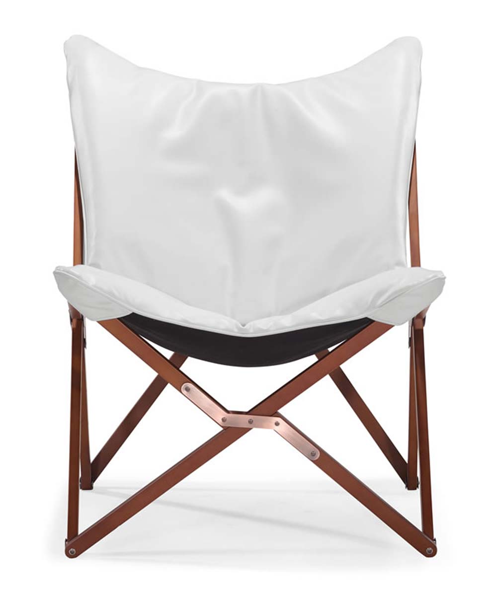 Zuo Modern Draper Lounge Chair - White