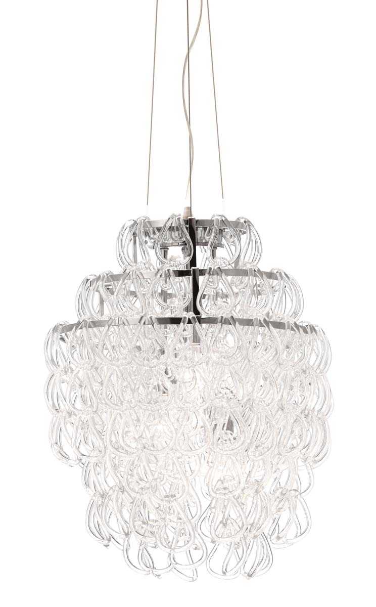 Zuo Modern Cascade Ceiling Lamp - Clear