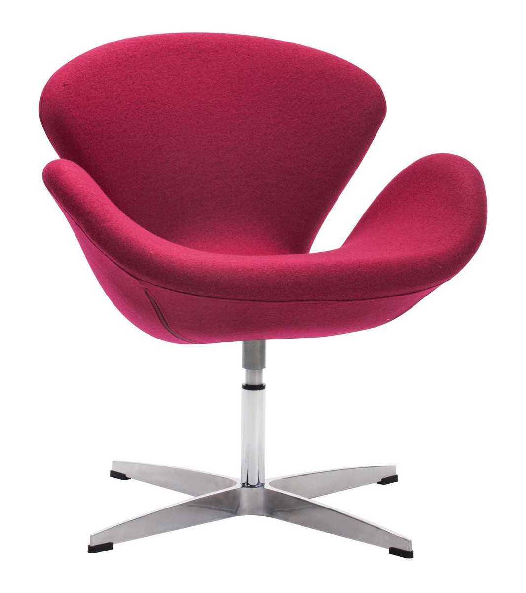 Zuo Modern Pori Occasional Chair - Carnelian Red