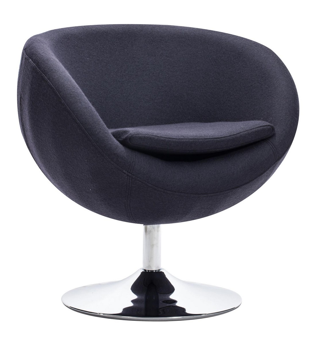 Zuo Modern Lund Occasional Chair - Iron Gray