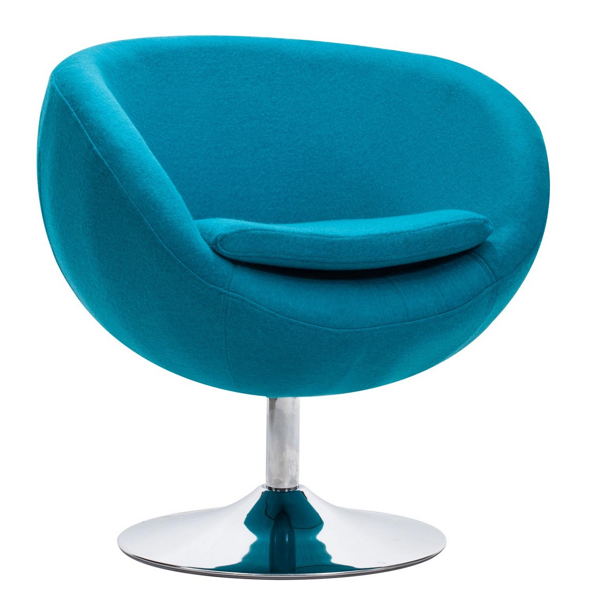 Zuo Modern Lund Occasional Chair - Island Blue