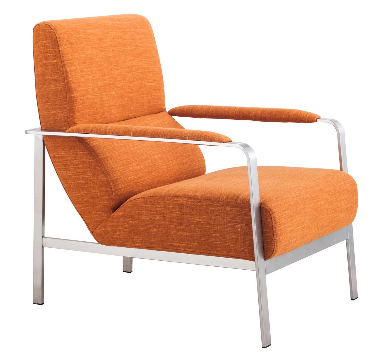 Zuo Modern Jonkoping Arm Chair - Orange