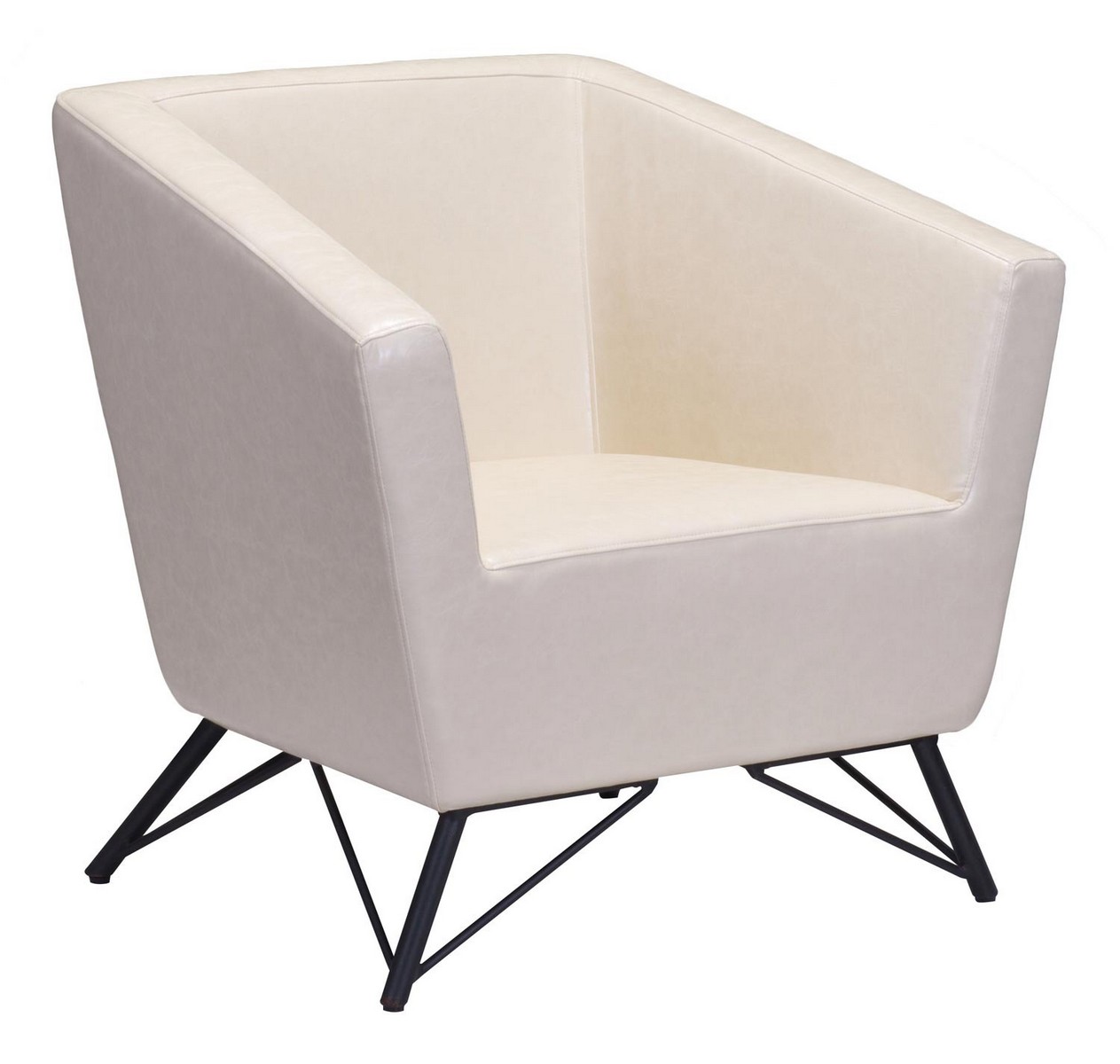 Zuo Modern Brussels Occasional Chair - Cream