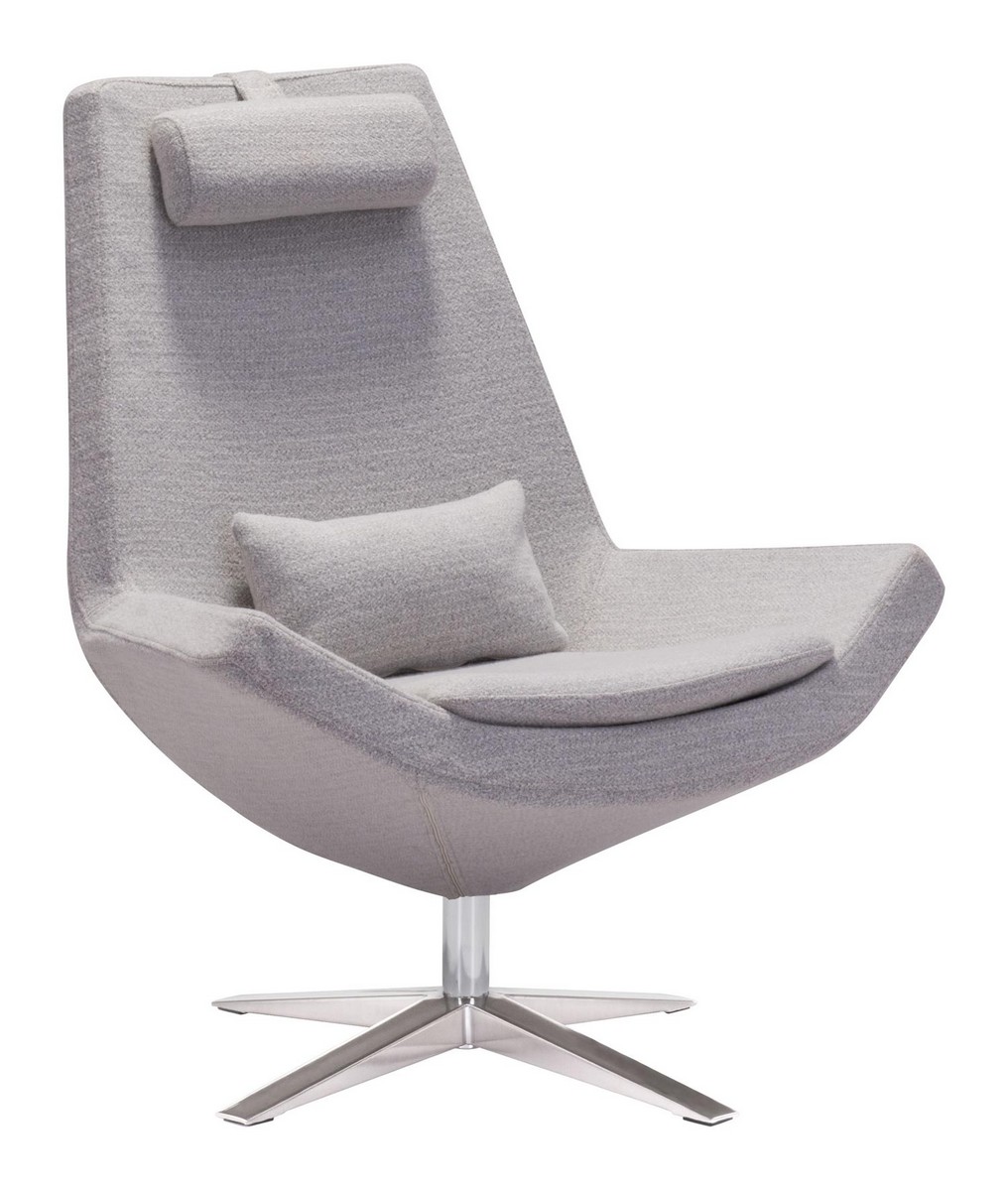 Zuo Modern Bruges Occasional Chair - Light Gray