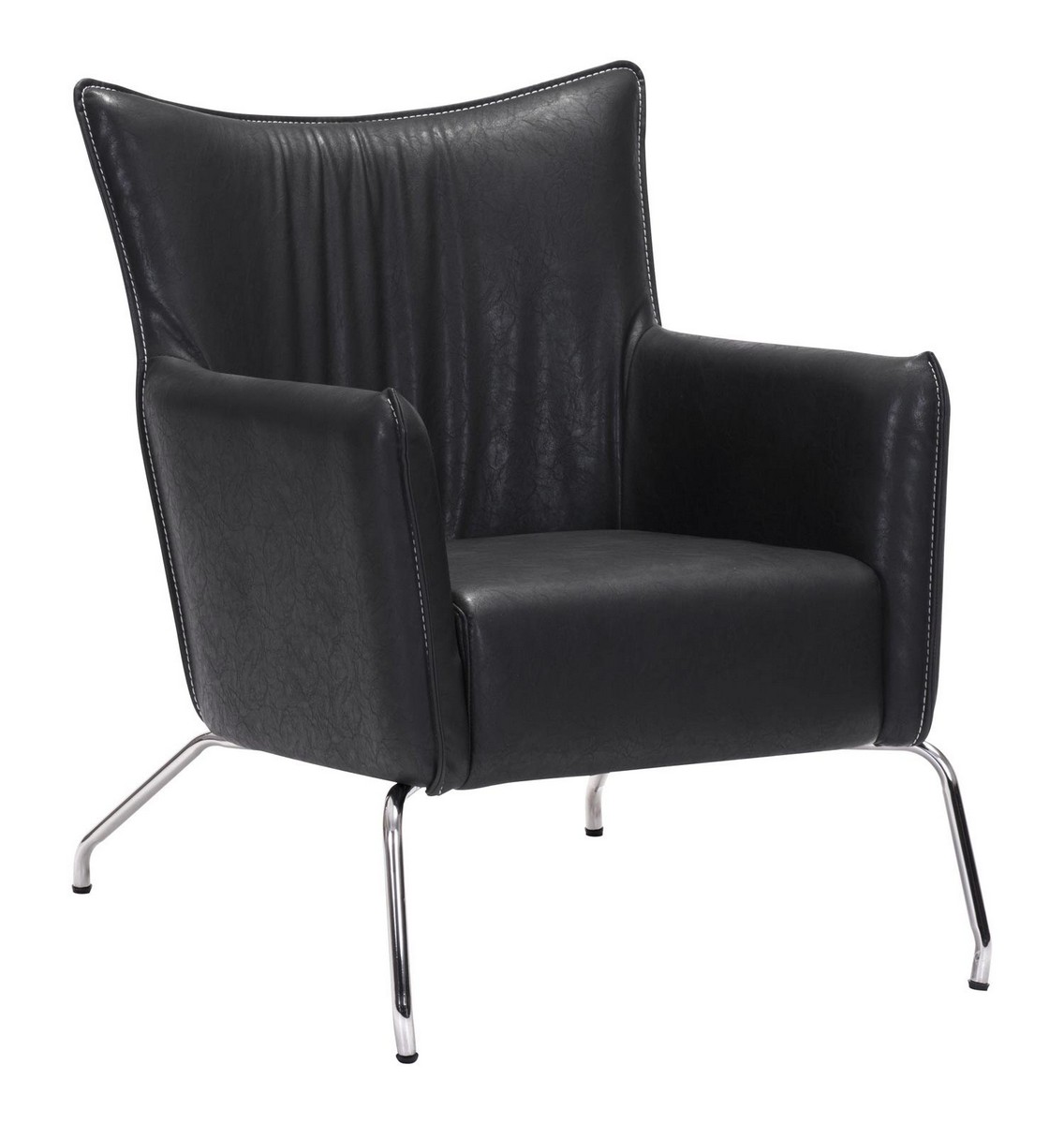 Zuo Modern Ostend Occasional Chair - Volcano Gray