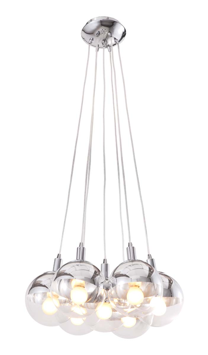 Zuo Modern Time Ceiling Lamp - Chrome