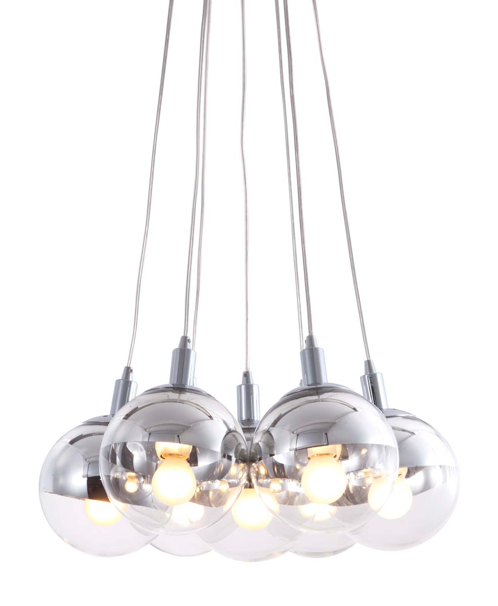 Zuo Modern Time Ceiling Lamp - Chrome