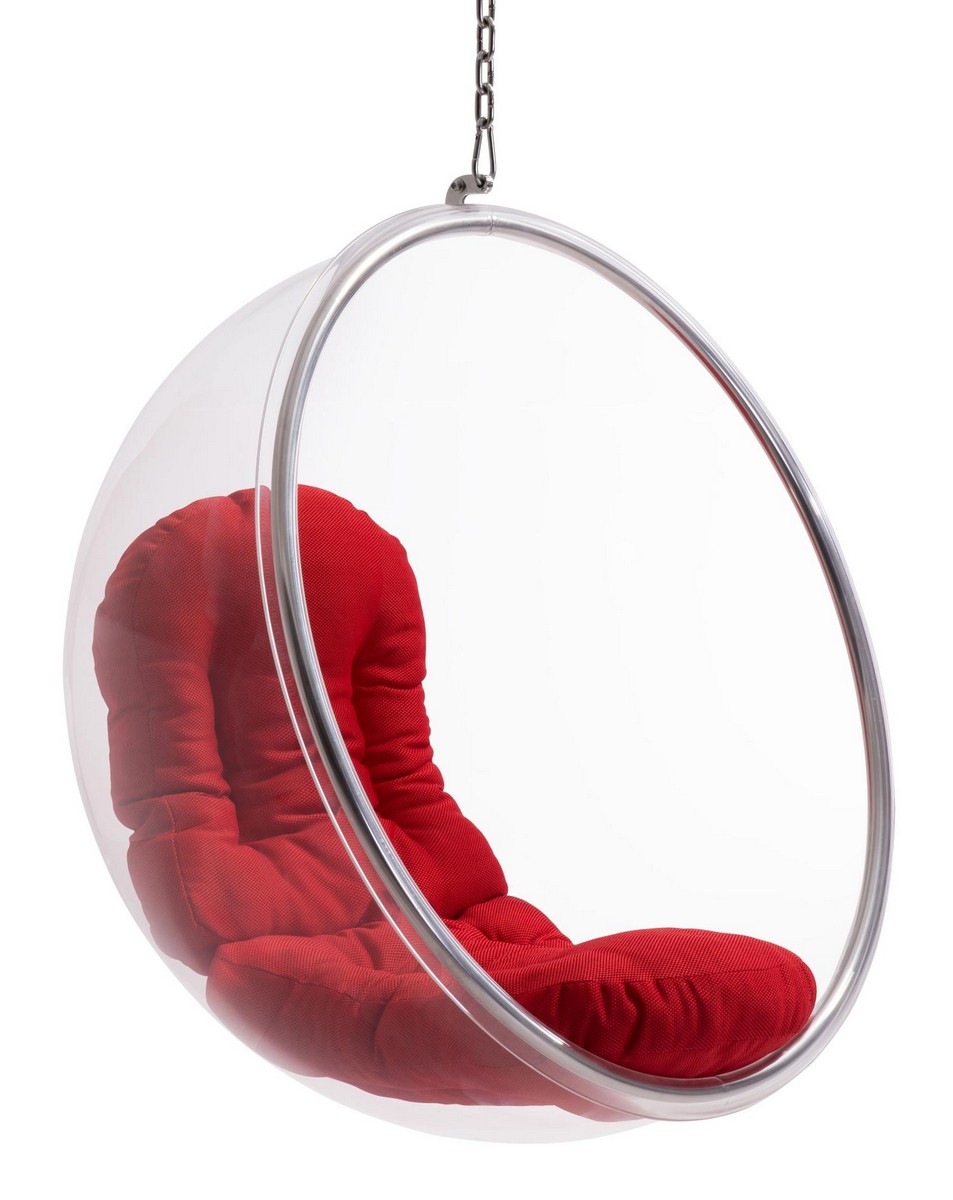 Zuo Modern Bolo Suspended Chair - Red