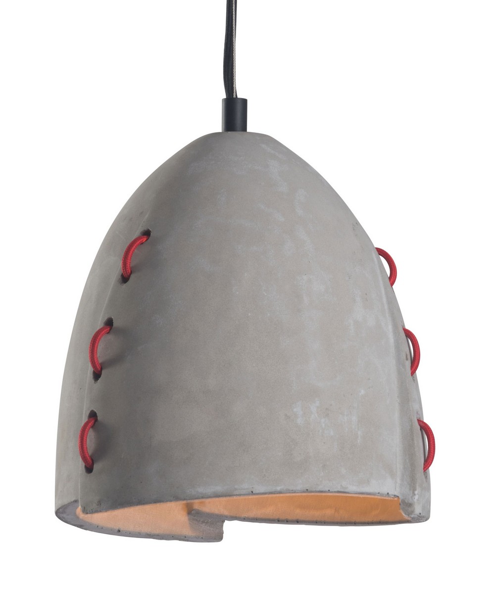Zuo Modern Confidence Ceiling Lamp - Concrete Gray