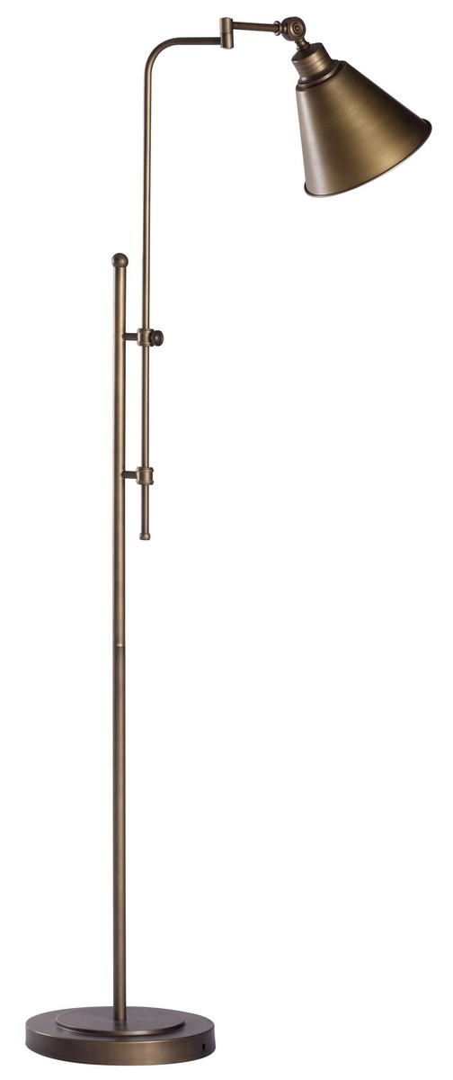 Zuo Modern Rush Floor Lamp - Brushed Bronze