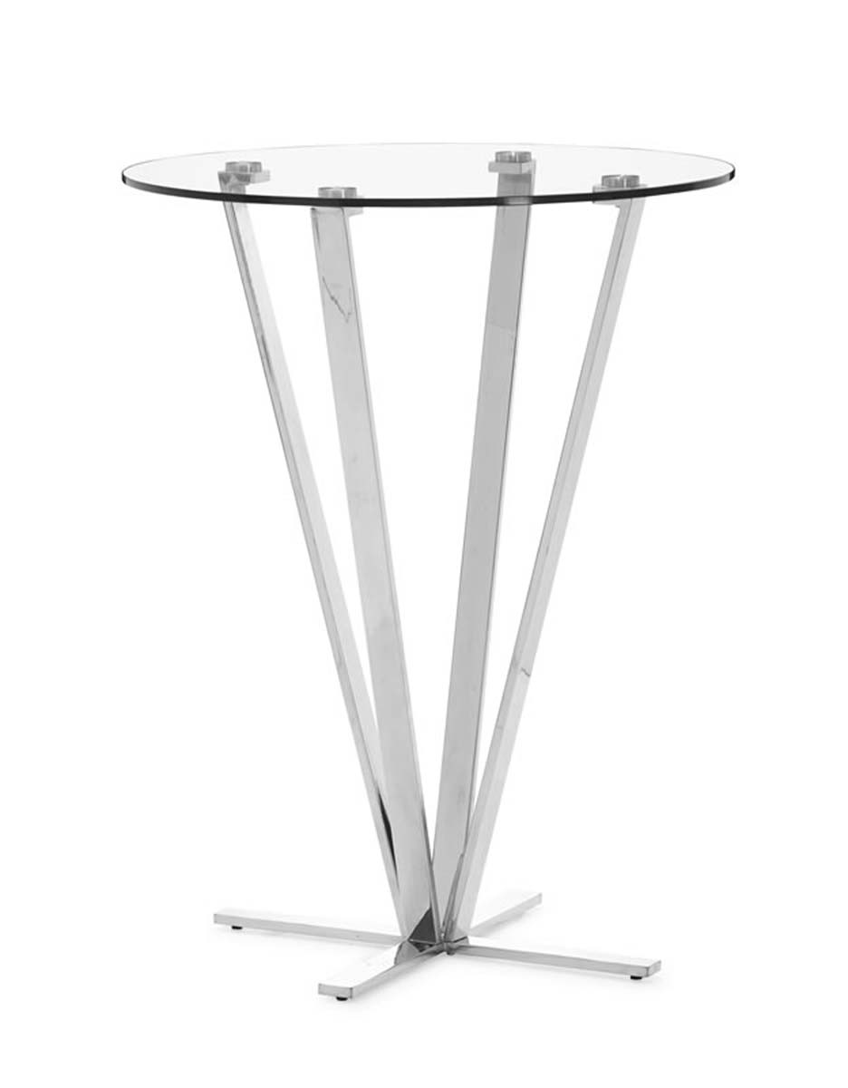 Zuo Modern Mimosa Bar Table - Stainless Steel