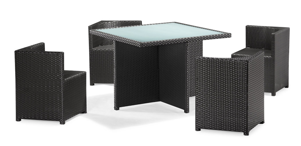 Zuo Modern Turtle Table and Seat Set