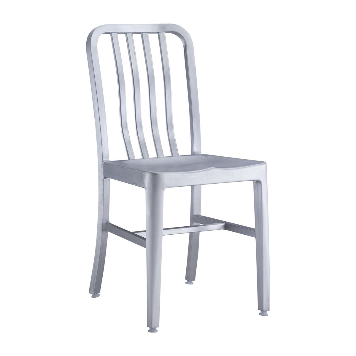 Zuo Modern Gastro Dining Chair - Brushed Aluminum