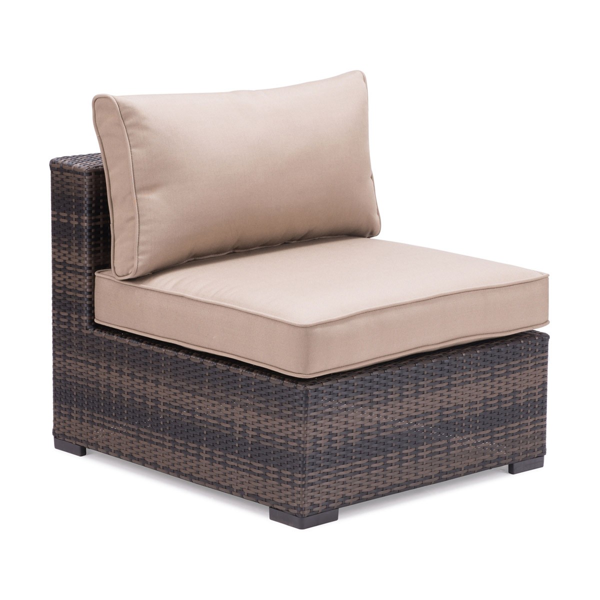 Zuo Modern Bocagrande Middle Chair - Brown