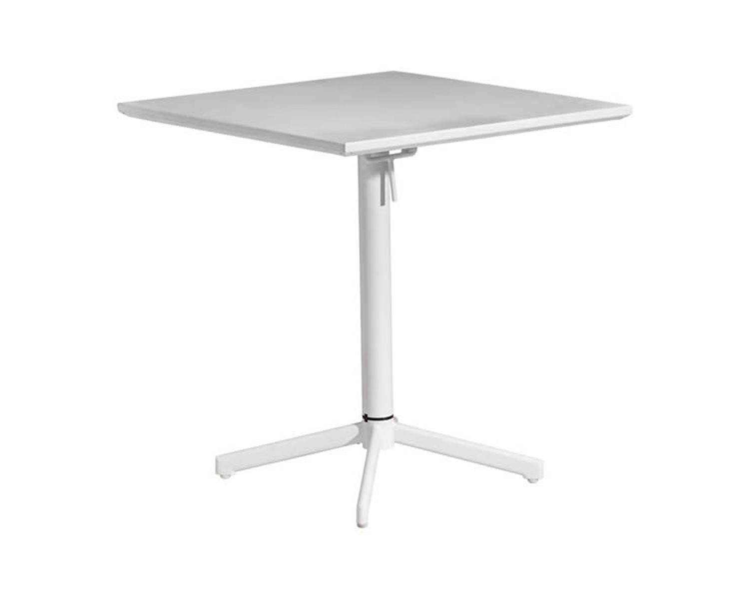 Zuo Modern Big Wave Square Folding Table - White