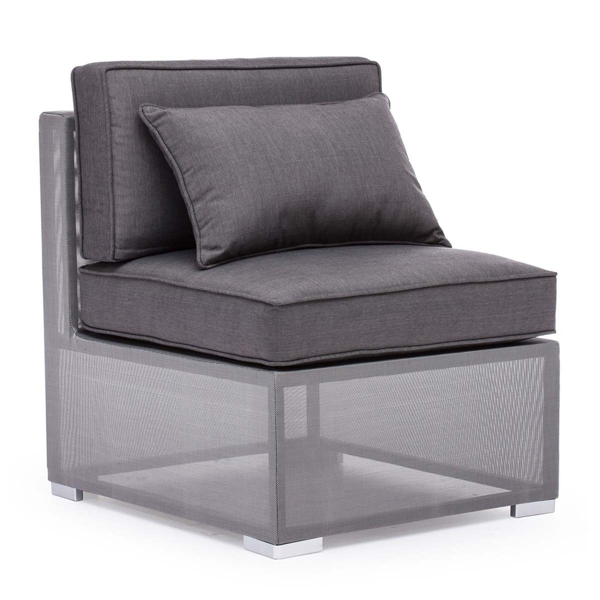 Zuo Modern Clear Water Bay Middle Chair - Gray