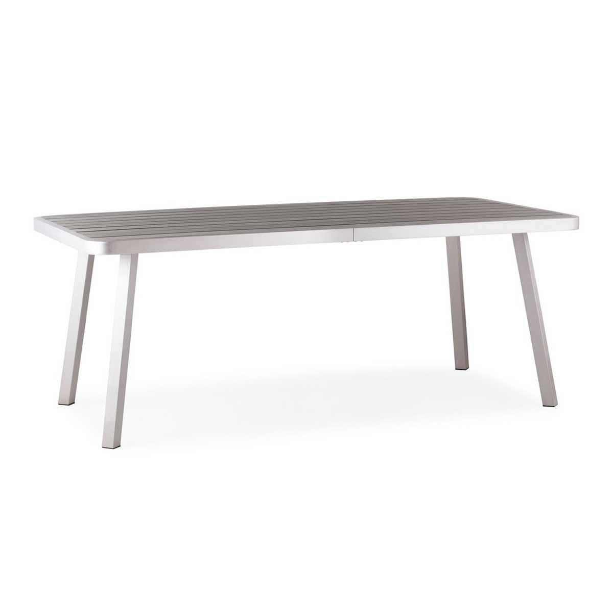 Zuo Modern Township Dining Long Table - Brushed Aluminum
