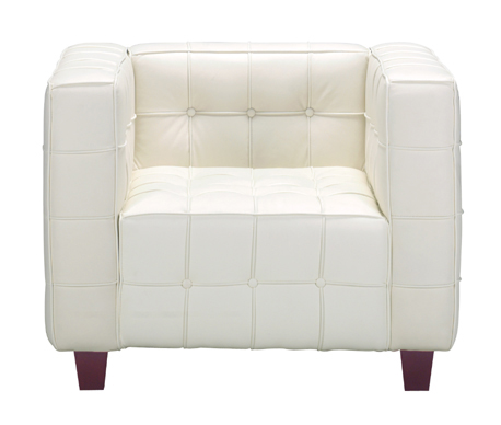 Zuo Modern Button Armchair - White