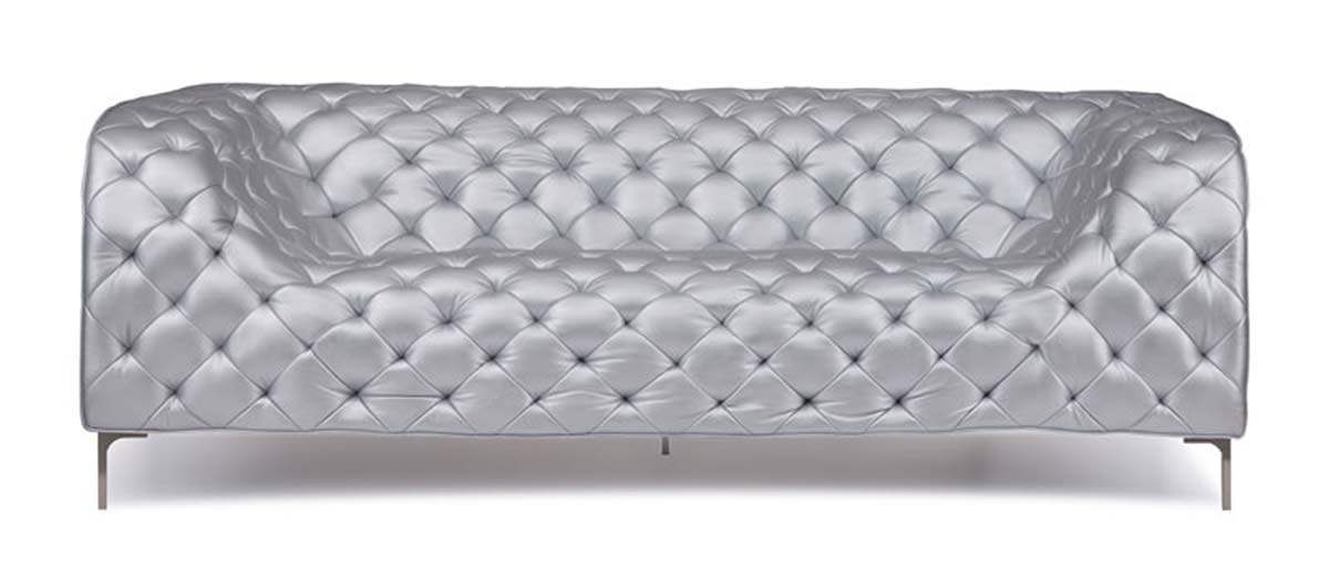 Zuo Modern Providence Sofa - Silver