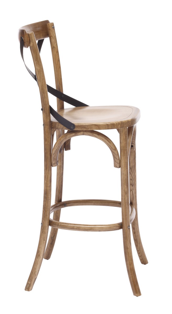 Zuo Modern Union Square Bar Chair - Natural