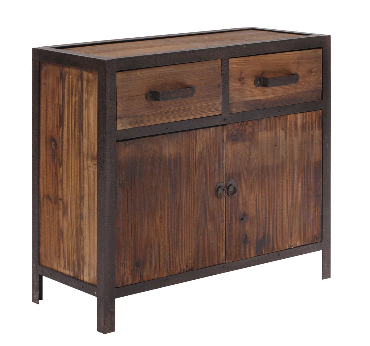 Zuo Modern Fort Mason Cabinet - Distressed Natural