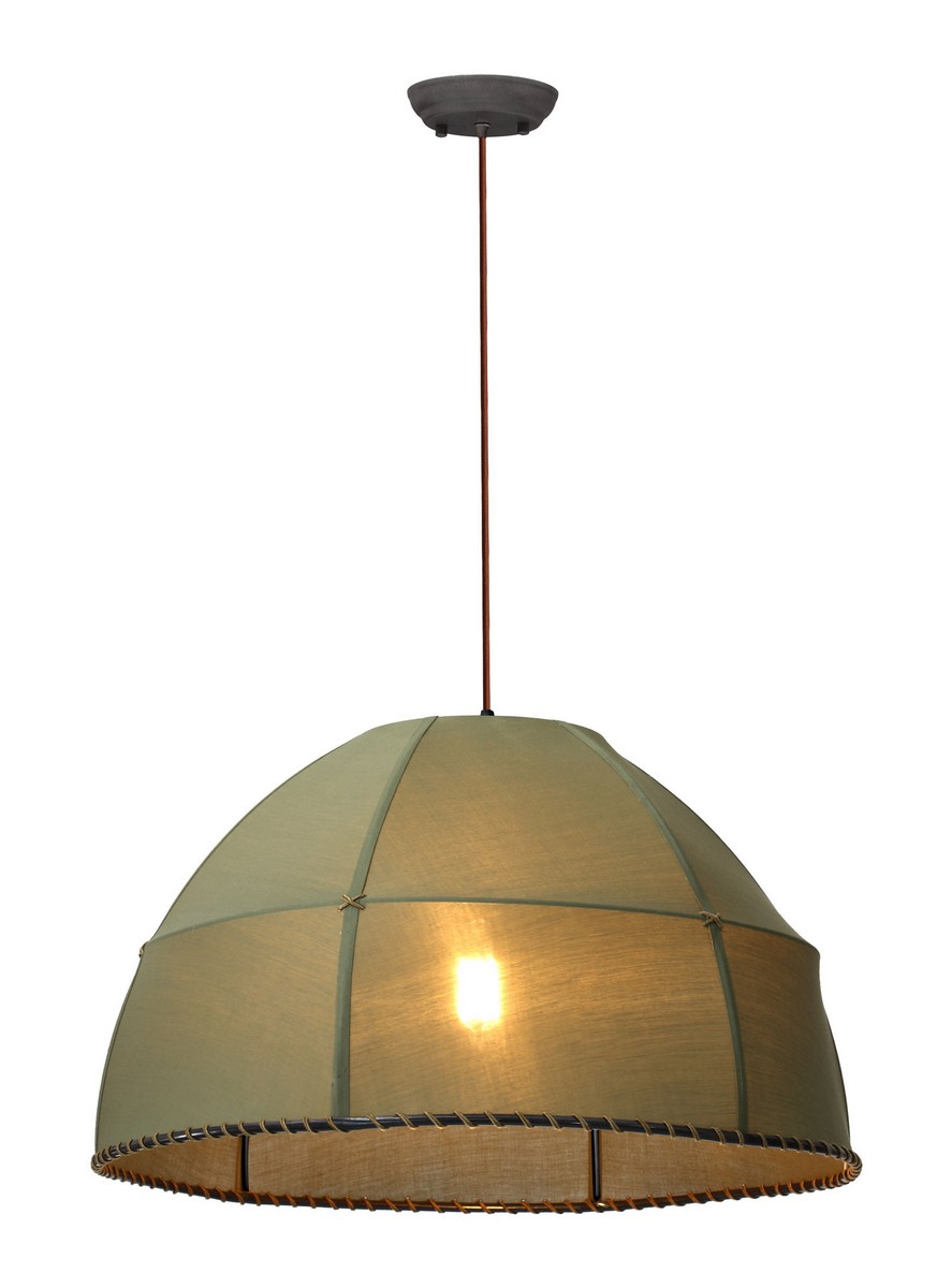 Zuo Modern Marble Ceiling Lamp - Pea Green
