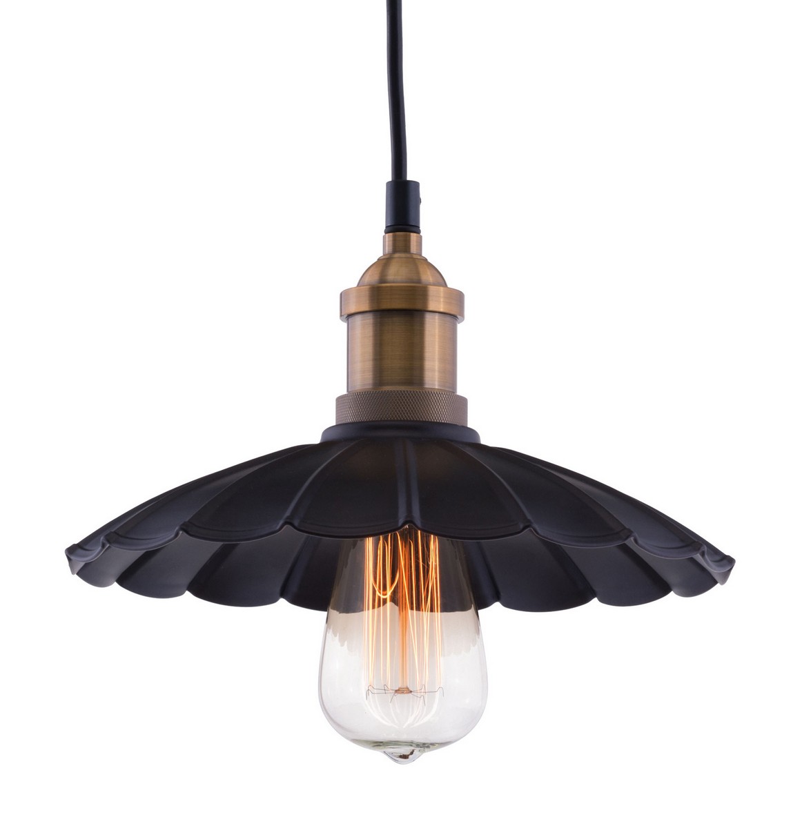 Zuo Modern Hamilton Ceiling Lamp - Anitque Black/Copper