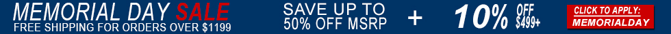 MEMORIAL DAY SALE - Free shipping for orders over $1199
