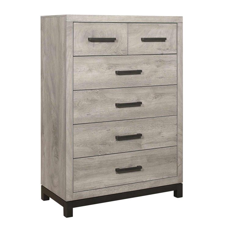 Zephyr Chest - Two-tone : Light Gray And Gray
