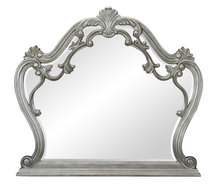 Brigette Mirror - Silver-Gray