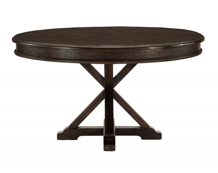 Cardano Round Dining Table - Driftwood Charcoal