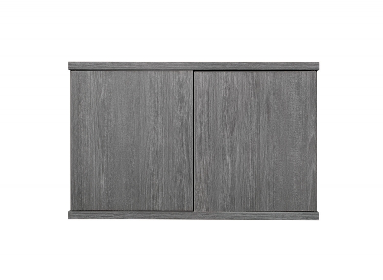 Homelegance Dogue Cabinet for Bookcase - Gunmetal - Gray