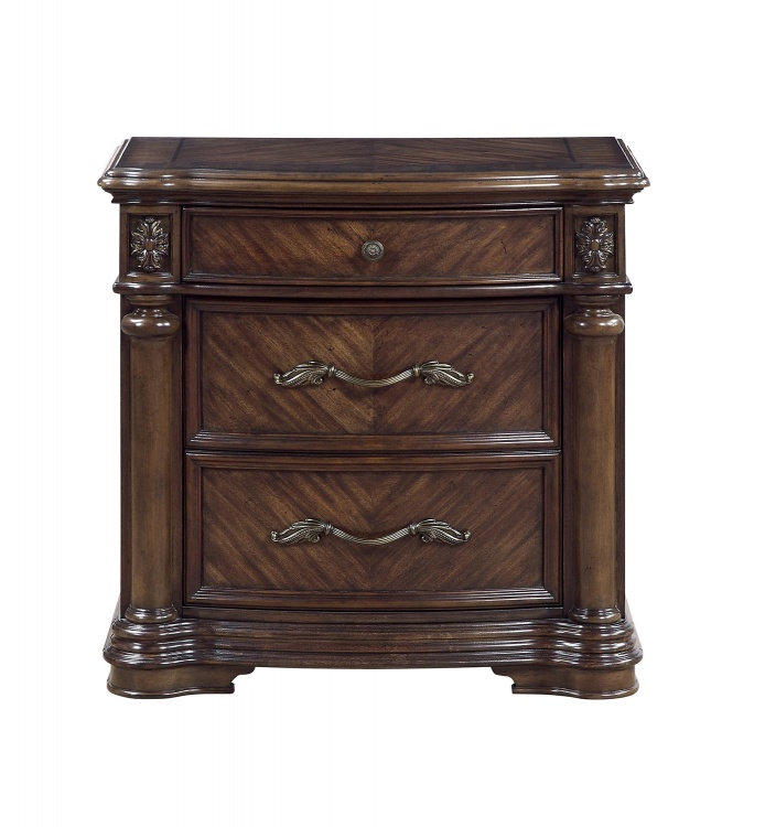 Barbary Night Stand - Traditional Cherry