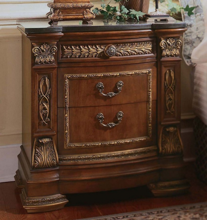 Royale Stone Top Nightstand