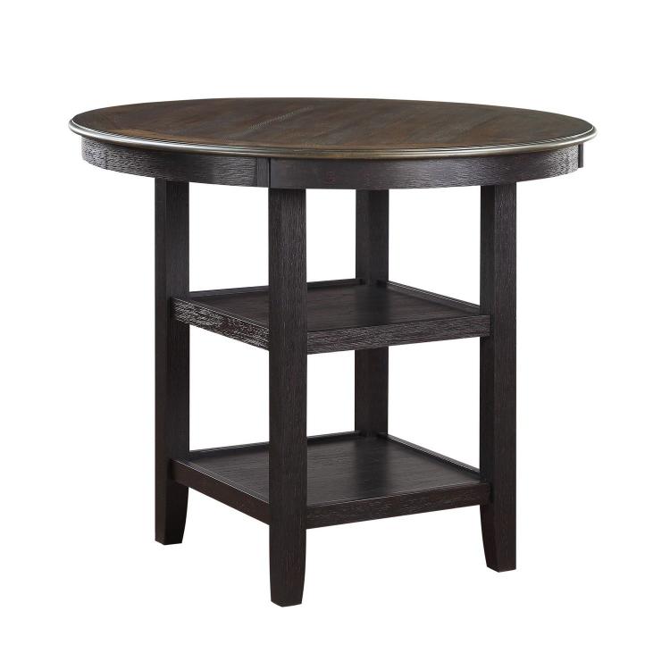 Asher Counter Height Table - Brown/Black