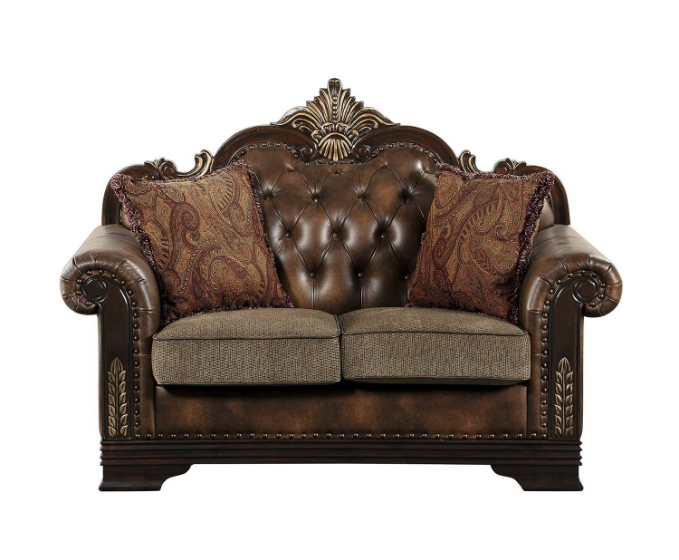 Croydon Love Seat - Brown