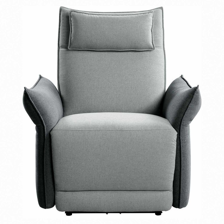 Linette Power Reclining Chair with Power Headrest - Gray