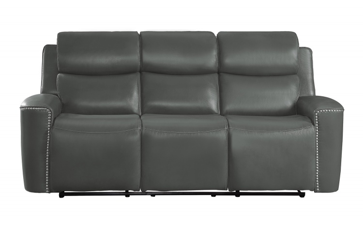Altair Double Reclining Sofa - Gray