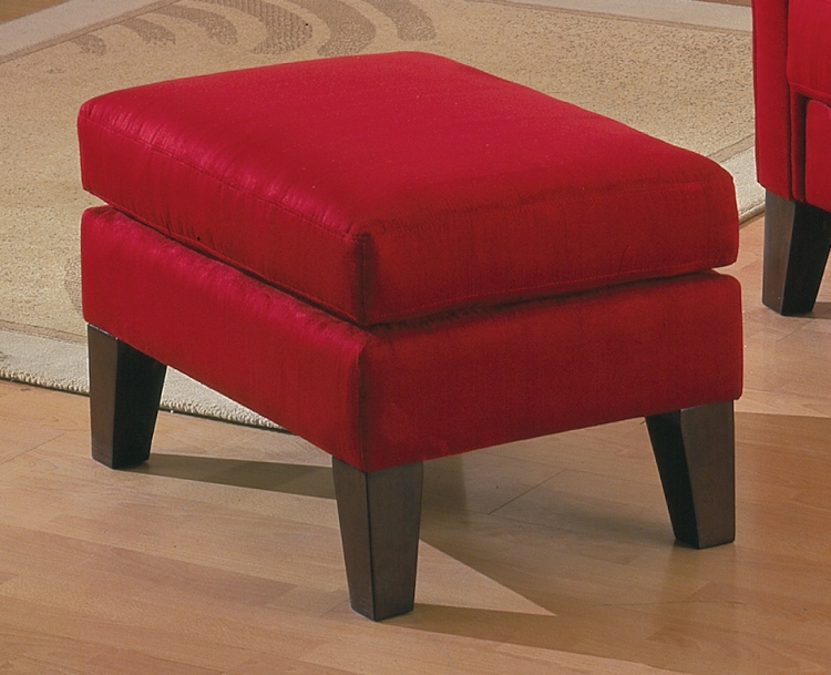 Petite Ottoman Red