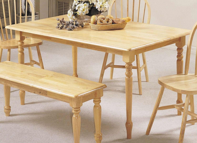 Farmhouse Dining Table - Natural
