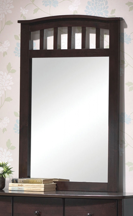 San Marino Mirror - Dark Walnut