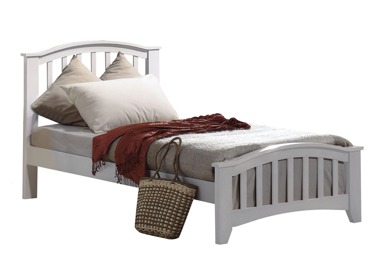 San Marino Twin Bed - White