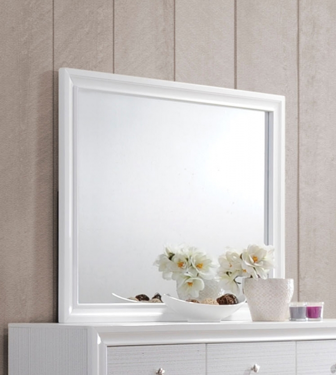 Naima Mirror - White