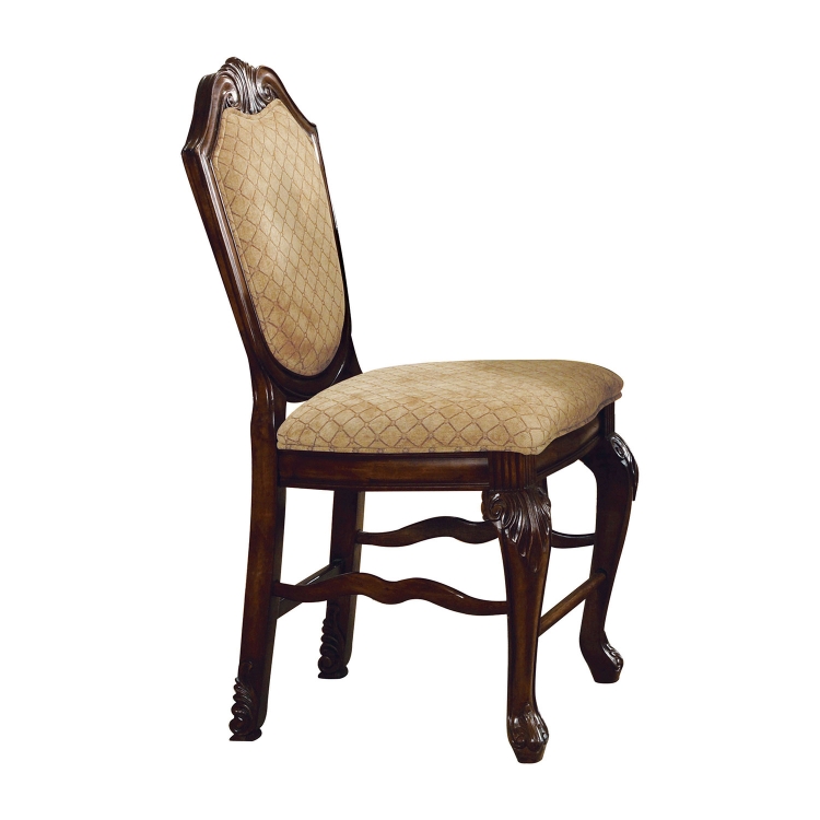 Chateau De Ville Counter Height Chair - Fabric/Espresso