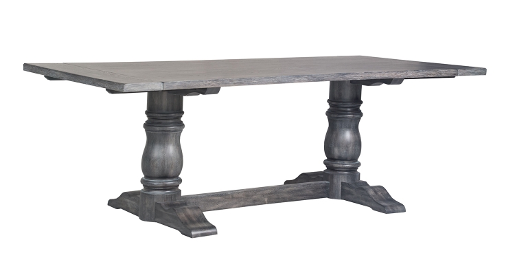 Leventis Dining Table (Trestle) - Weathered Gray