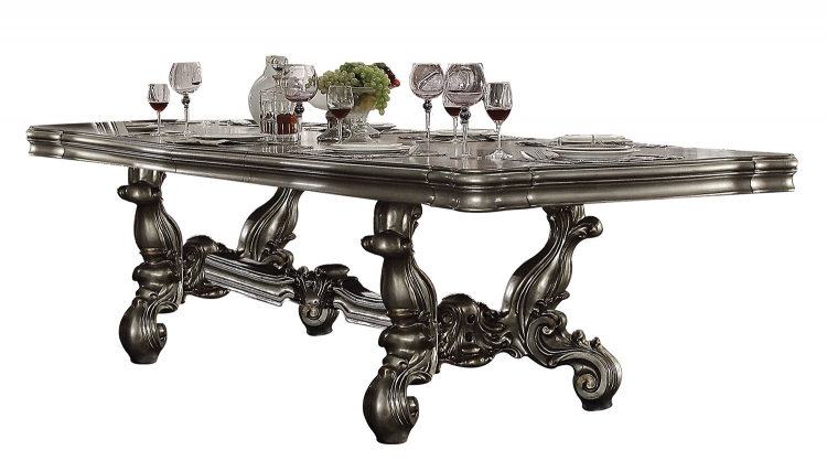 Versailles Dining Table (120L) - Antique Platinum