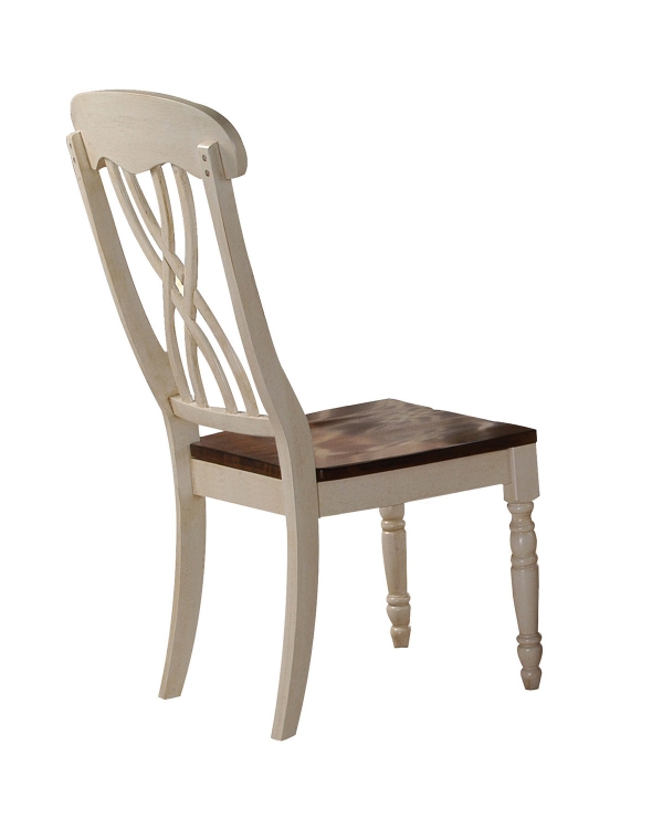 Dylan Side Chair - Buttermilk/Oak