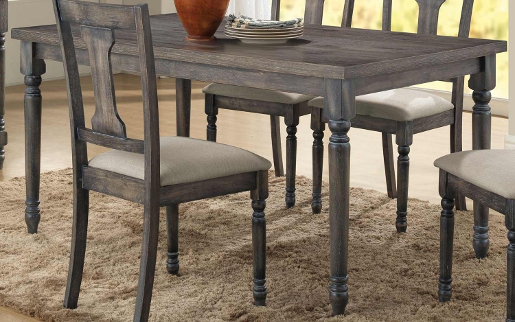 Wallace Dining Table - Weathered Gray