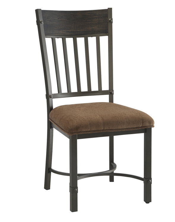 Kipp Side Chair - Fabric/Antique Black
