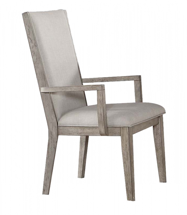 Rocky Arm Chair - Fabric/Gray Oak